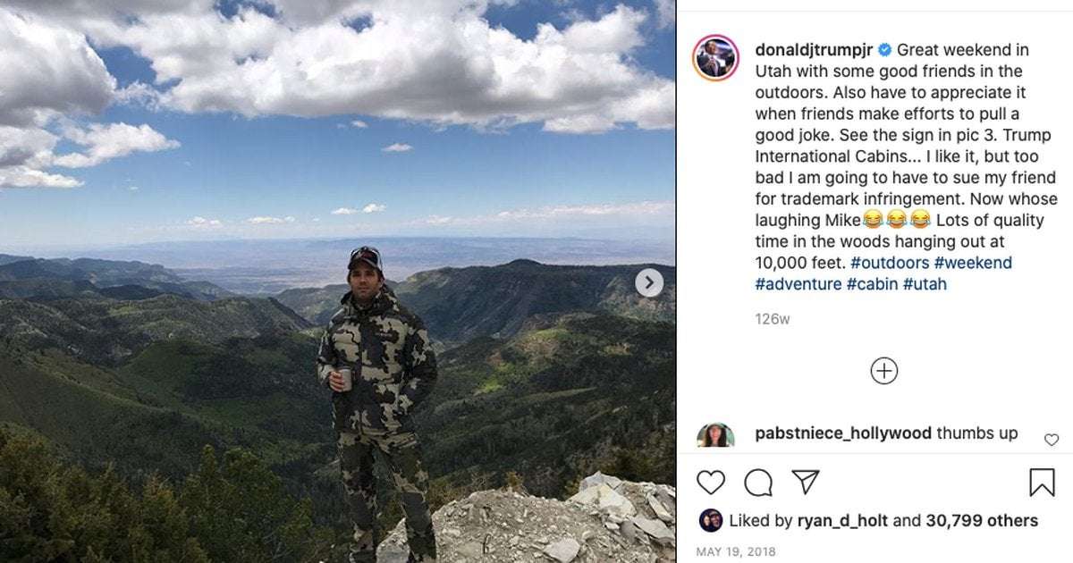 image for Utah hunting guide faces felony charge for Donald Trump Jr.’s big-game hunt