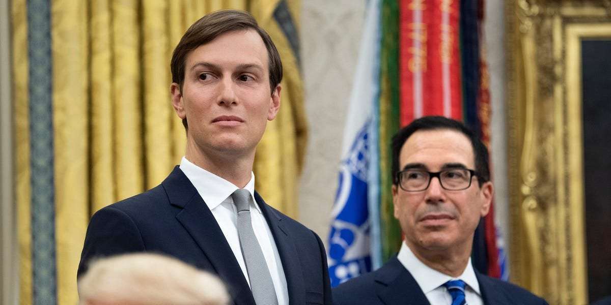 image for Jared Kushner and Steve Mnuchin cashed in fast on their Trump-era work, raising $3.5 billion from Arab states for private funds, report says