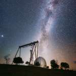 image for ITAP Large Altazimuth Telescope and Milky Way