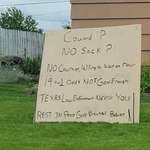 image for [OC] A sign in someone's yard in my town in Washington state