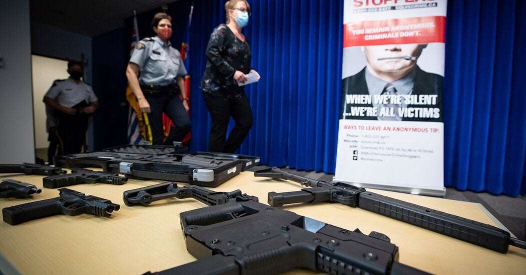 image for Canada Plans to Ban Handgun Sales and Possession of Assault Weapons