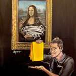 image for I painted the Mona Lisa about to be restored