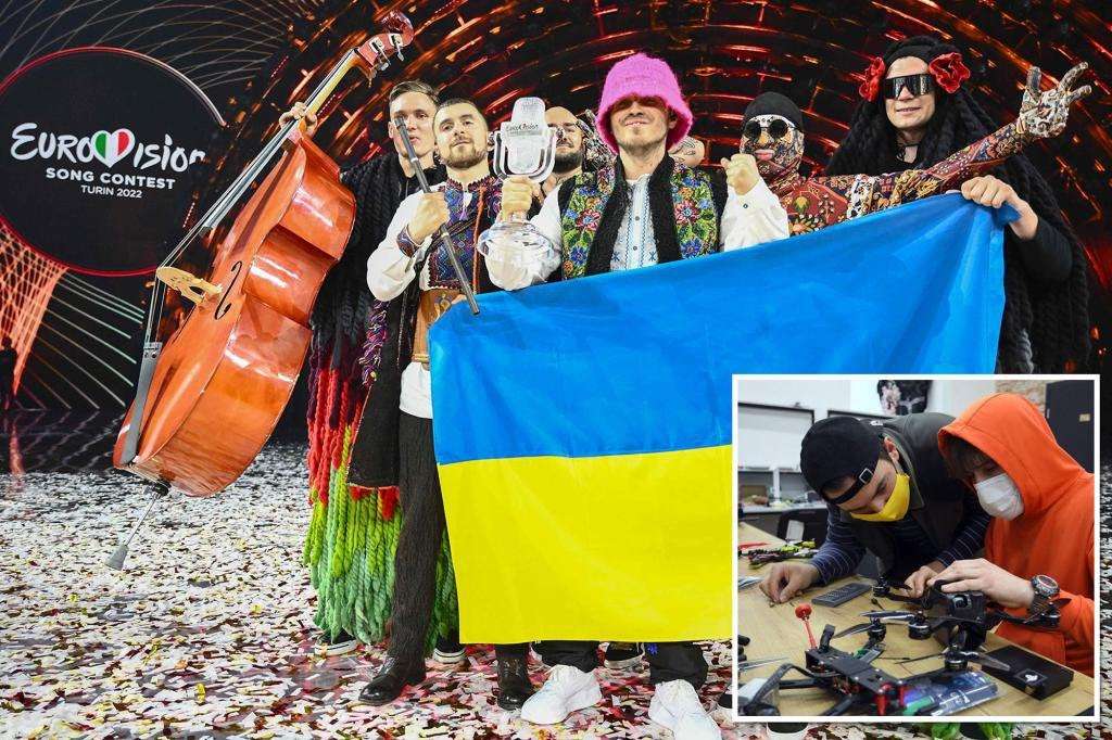 image for Eurovision winner sells trophy for $900K to buy drones for Ukraine