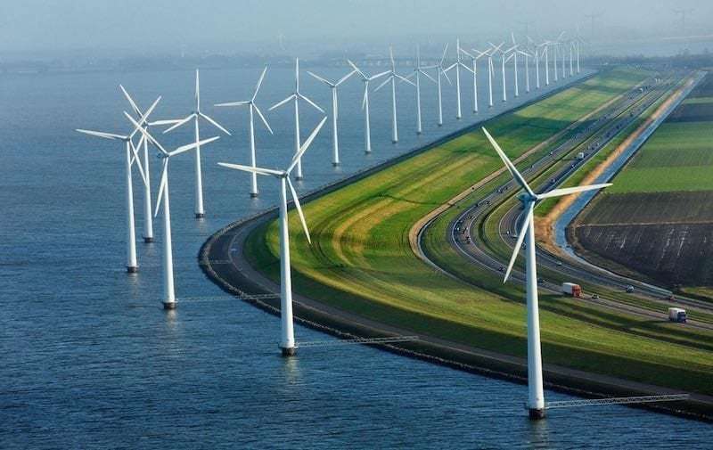 image for Wind power meets and beats Denmark’s total electricity demand – two days in a row