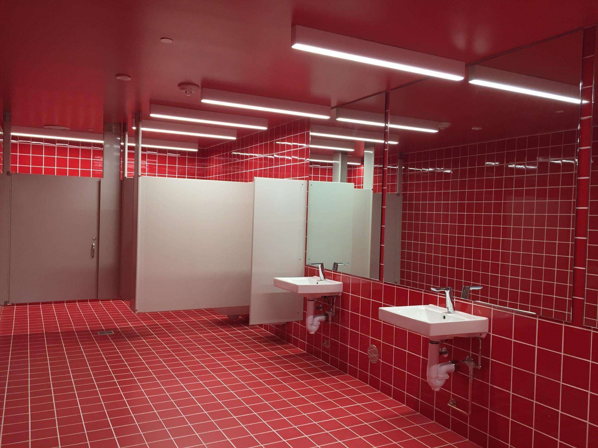 image showing [OC] A Red Restroom