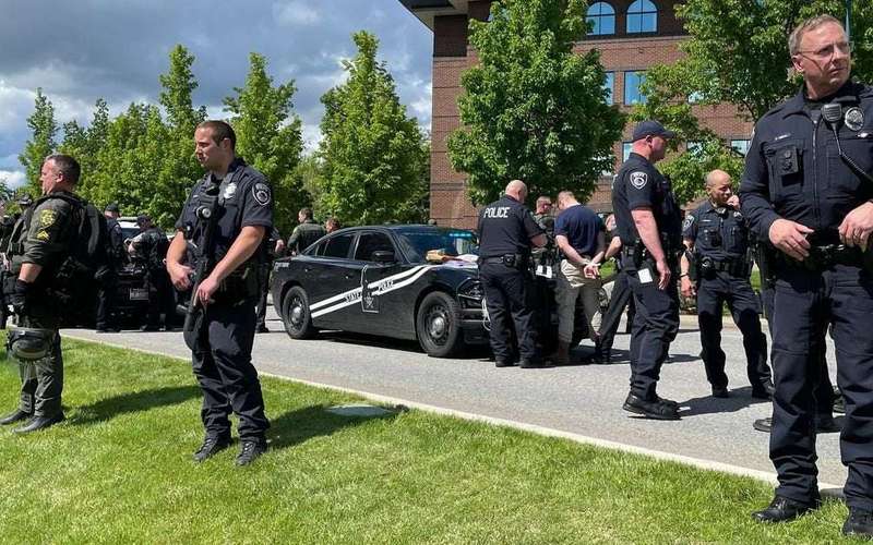image for UPDATE: ‘Little army’ of 31 masked Patriot Front members arrested in Coeur d’Alene near Pride in the Park