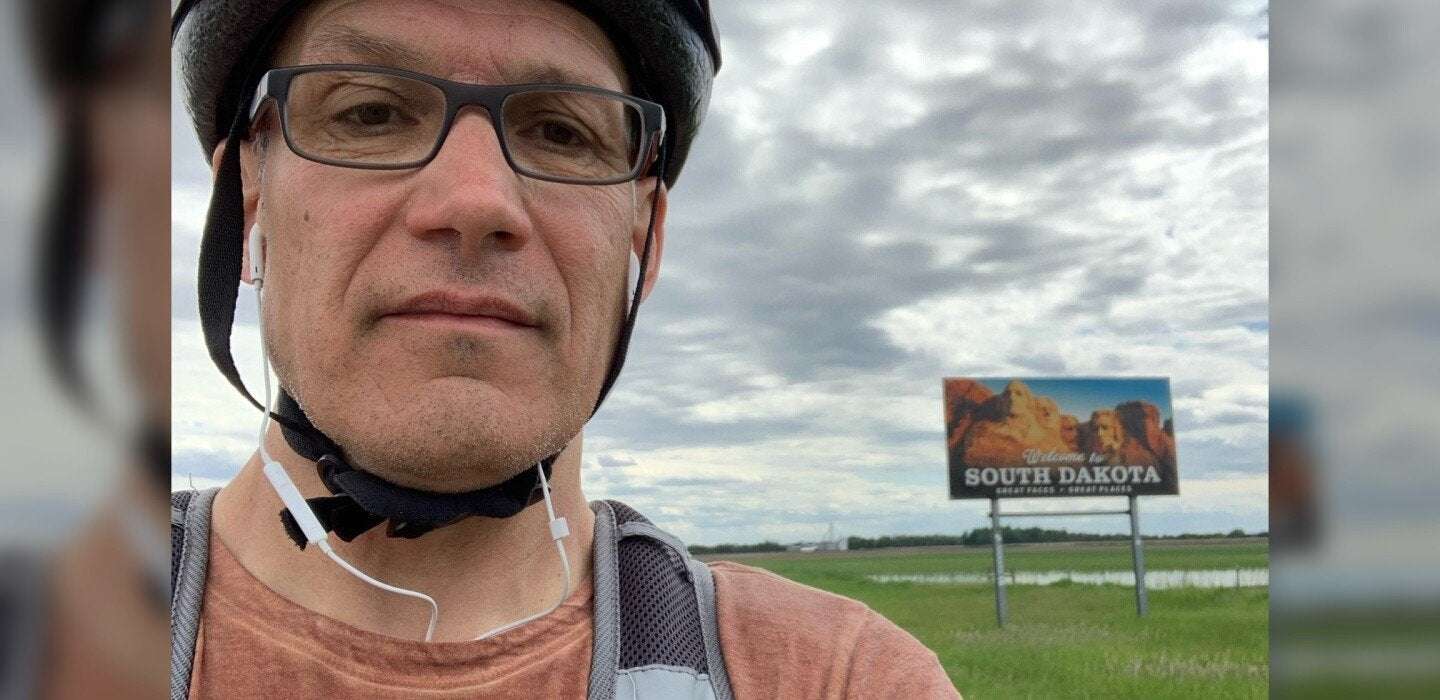 image for Canadian bicyclist on international fundraising trip dies after being struck by driver in South Dakota