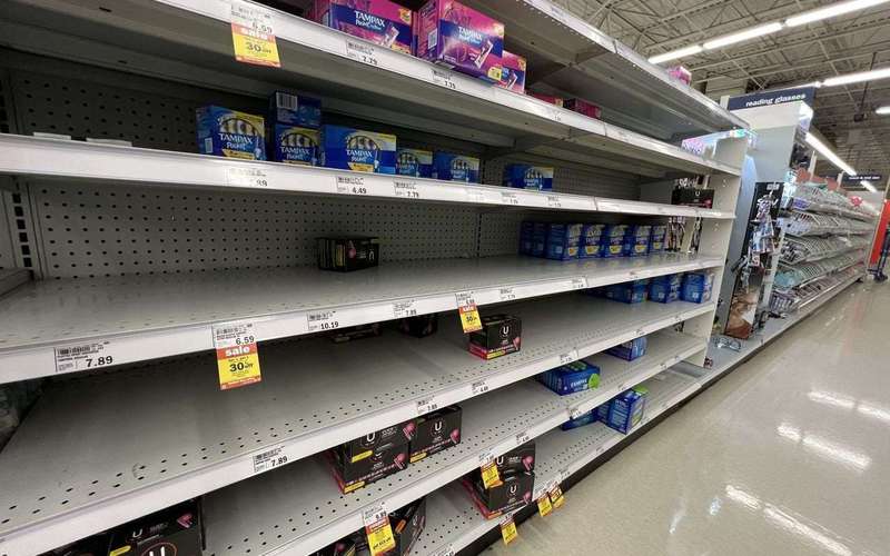 image for Empty shelves: Why tampons, Sriracha and peanut butter are in short supply