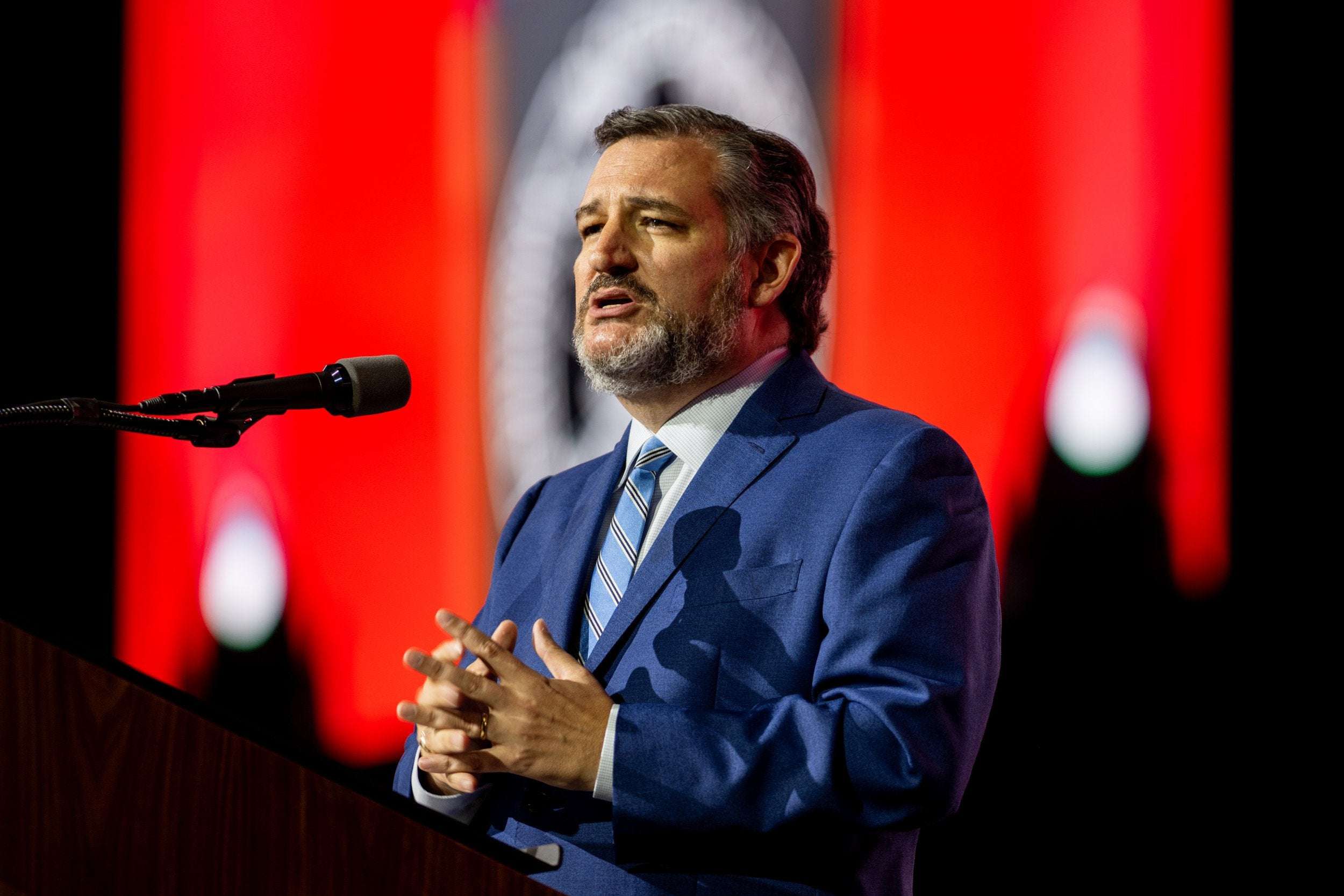 image for Ted Cruz Heckled at Texas GOP Convention, Called 'Coward' in Viral Video