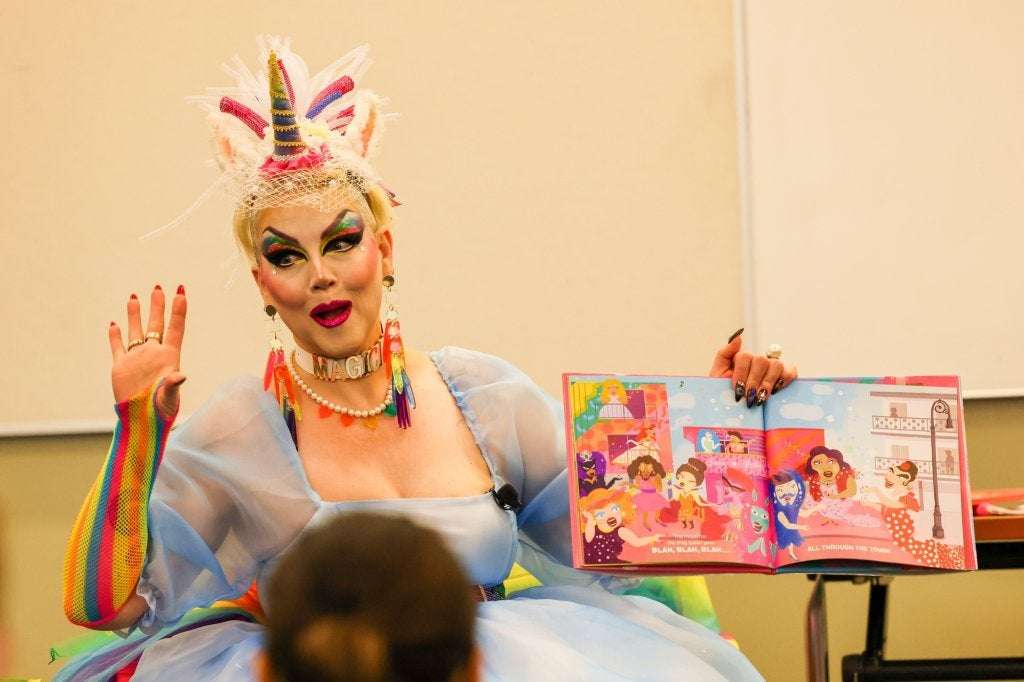 image for 'We aren't going anywhere:' Drag Queen Story Hour forges ahead in Alameda County