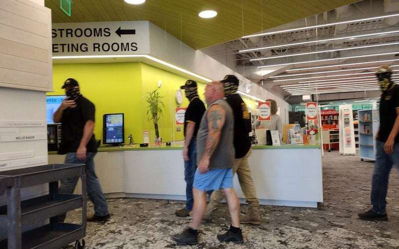 image for ‘I felt very unsafe’: Parents speak out after Proud Boys show up at children’s library event