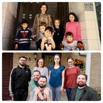 image for [OC] Top-after we fled from Kosovo to Turkey in 1998. Bottom-reunited in Montreal after 24 years