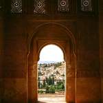 image for ITAP of the city of Granada, through an ancient arc