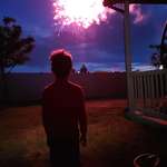 image for ITAP of my son watching fireworks