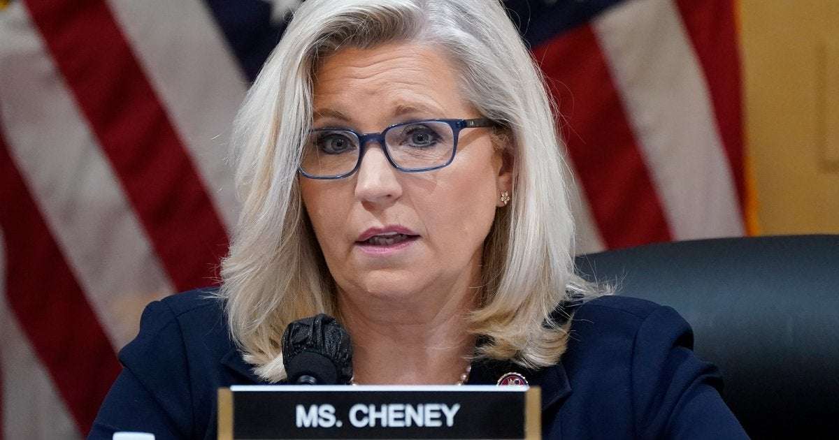 image for Liz Cheney Hints She Might Run Against Donald Trump in 2024