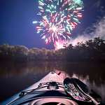image for [OC] Watching a fireworks show from a kayak