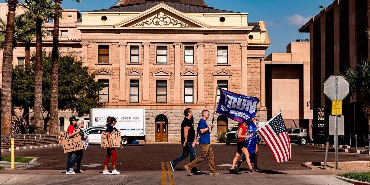 image for 2 Arizona election officials abruptly quit before the primaries, citing continuous threats from Trump supporters over 2020 elections
