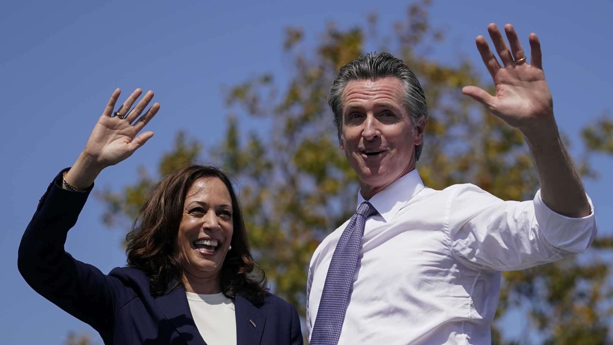 image for Newsom a stronger 2024 candidate than Harris, poll says