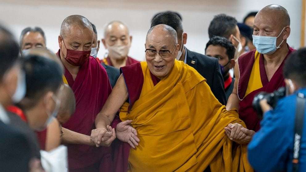 image for Dalai Lama marks 87th birthday by opening library and museum
