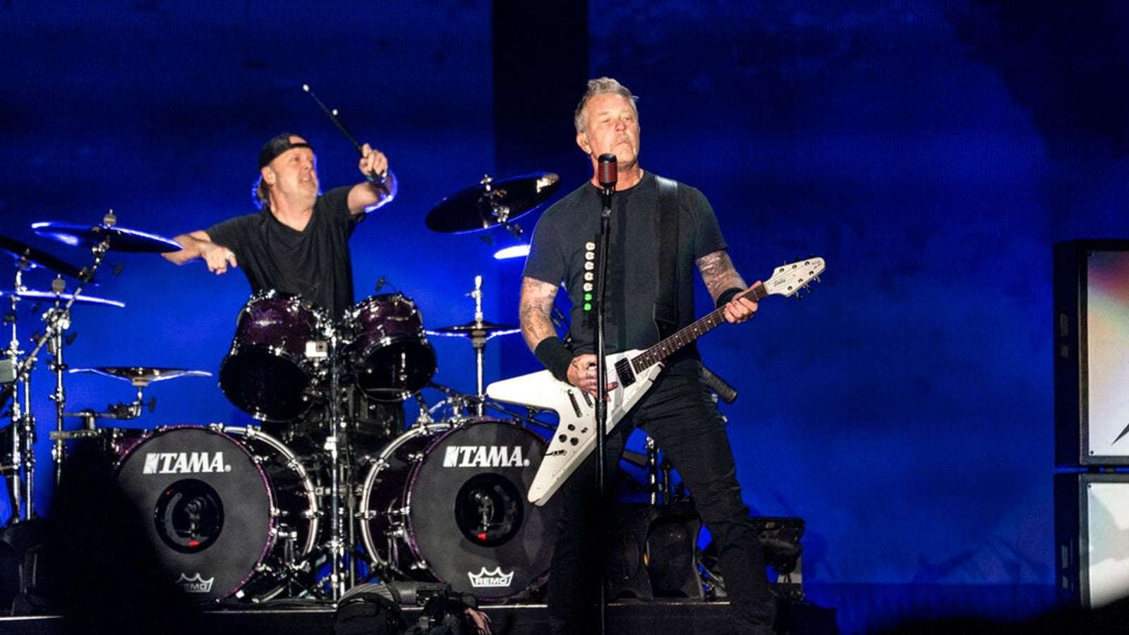 image for Metallica baby: Woman gives birth at Brazil stadium show 'as band plays Enter Sandman'