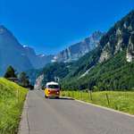 image for ITAP of yellow van around Swiss Alps!
