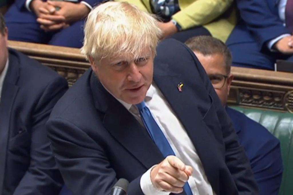 image for Boris Johnson signs off with ‘Hasta la vista, baby’ as he exits Parliament
