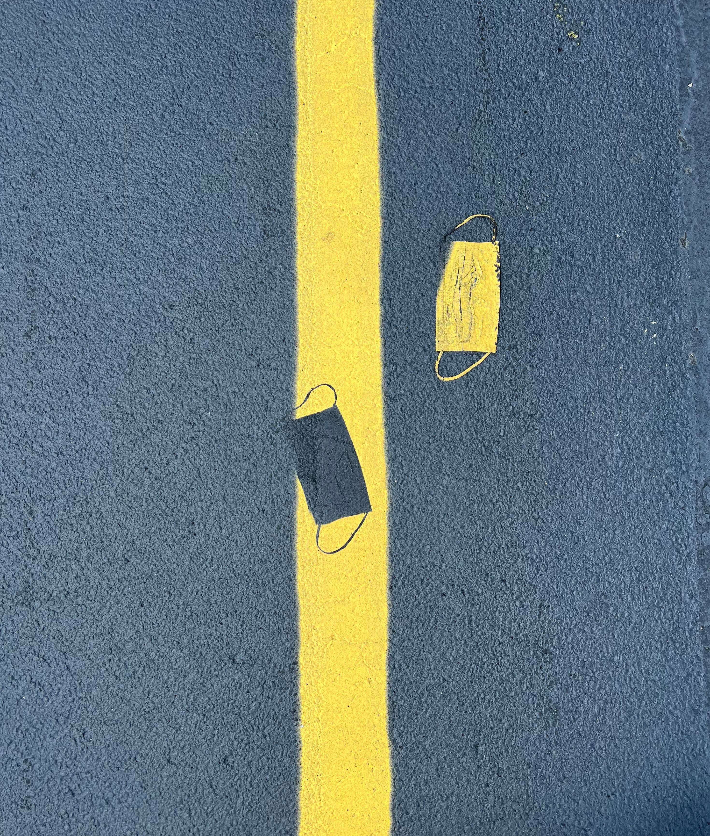 image showing [OC] This new parking lot paint job I took a picture of today