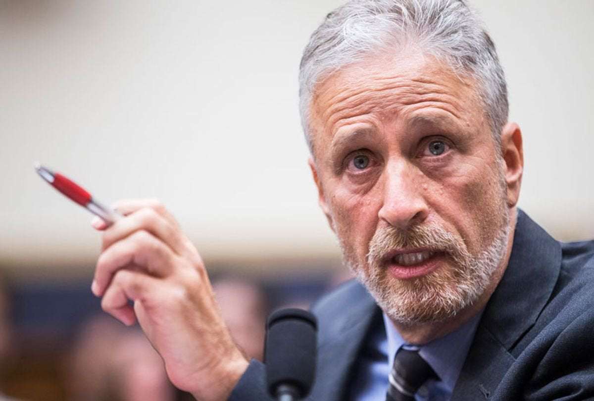 image for Jon Stewart rips Republicans for blocking veterans bill to punish Democrats