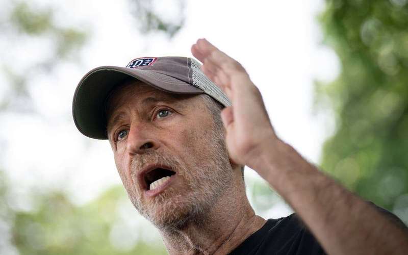 image for Jon Stewart gives fiery speech on Capitol steps ahead of second vote on burn pits bill