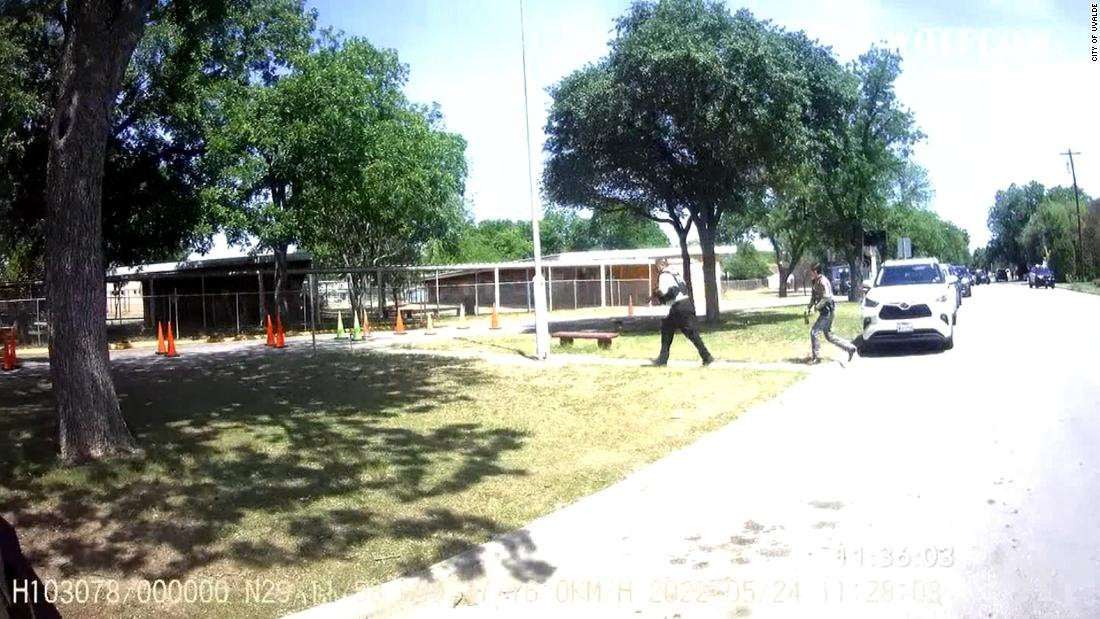 image for First on CNN: Texas DPS trooper arrived on scene of Uvalde school shooting earlier than previously known, body cam shows