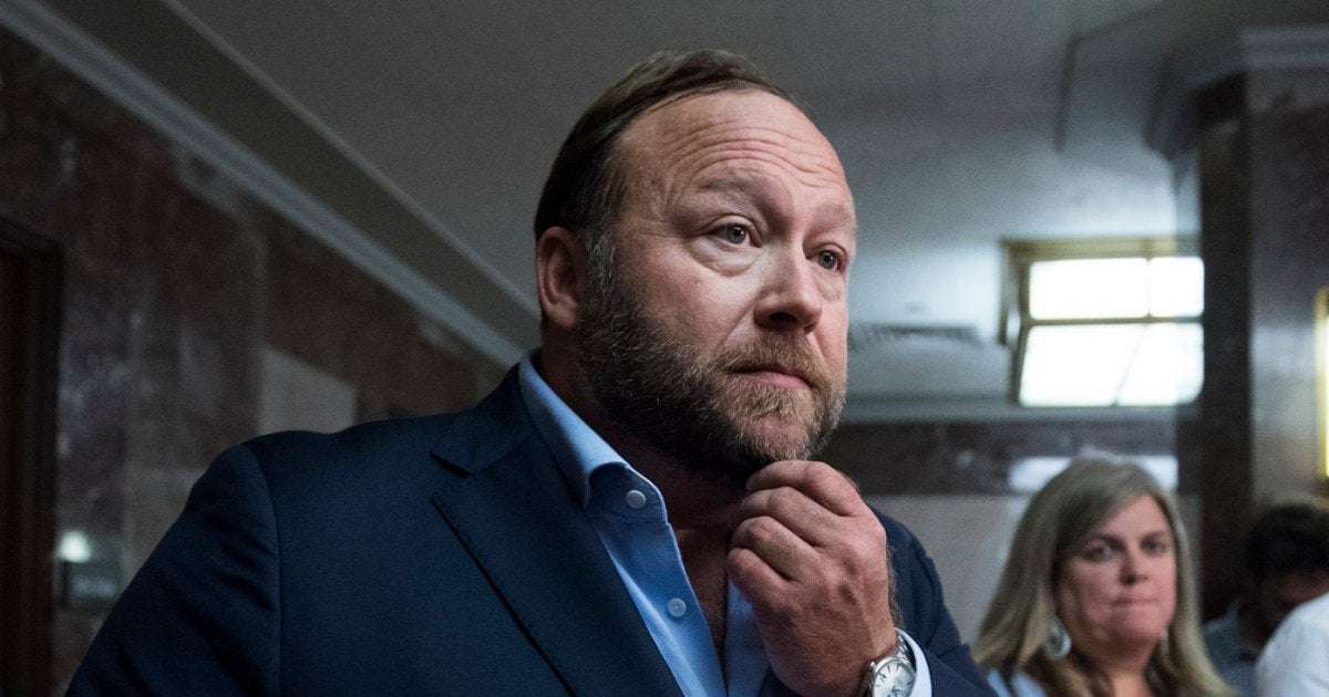 image for Alex Jones must pay at least $4.1 million to parents of a Sandy Hook school massacre victim in defamation case, jury rules