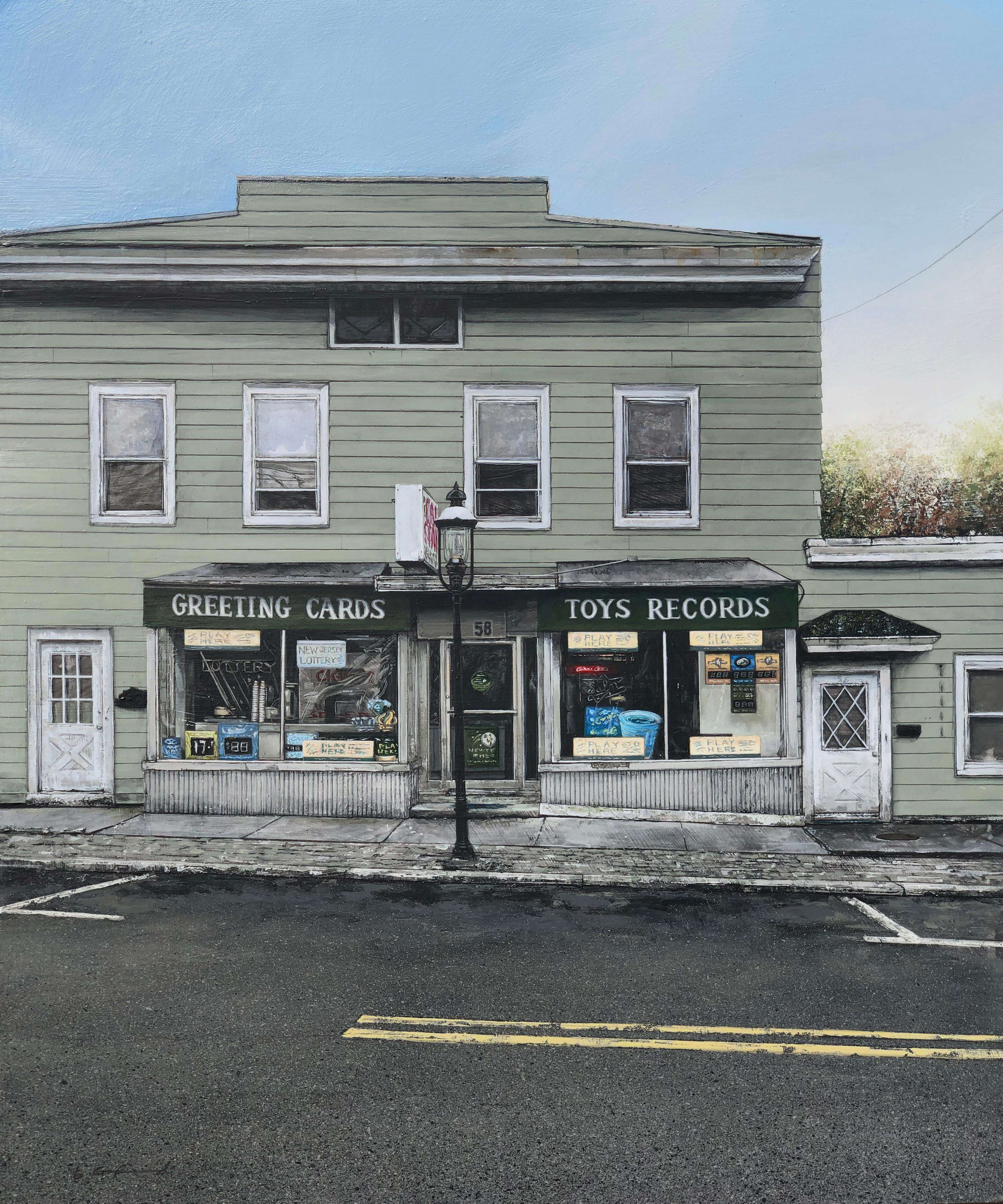 image showing I made a painting of the general store, "Cash's", from my hometown. Hope you guys like it!