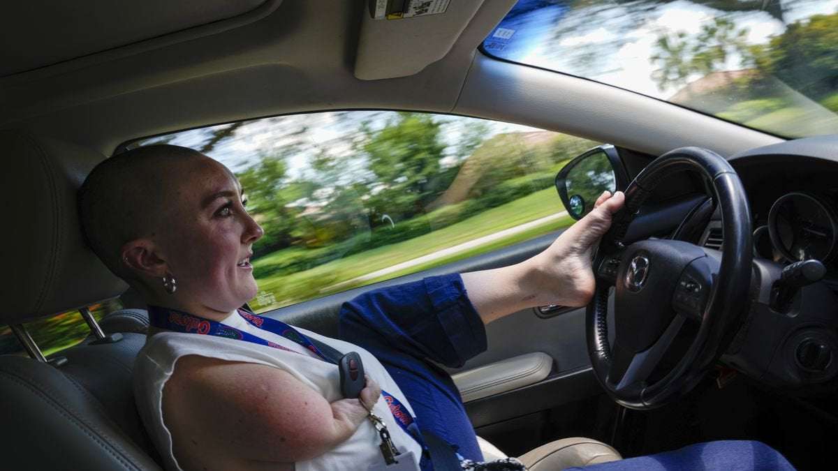 image for Driving with feet, Florida TikToker with no arms goes viral