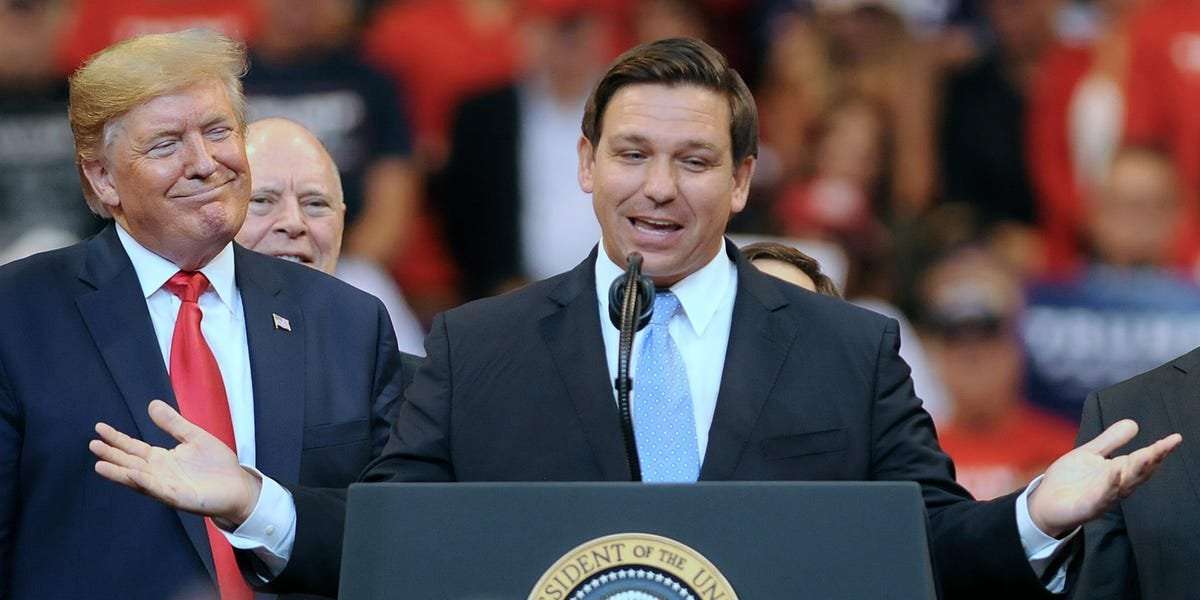 image for Firearms banned at events with Florida Gov. Ron DeSantis, who has argued 'gun-free' zones are less safe