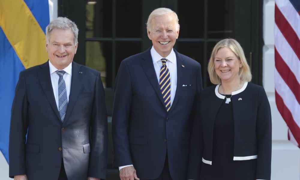 image for Biden signs ratification documents approving Finland and Sweden’s NATO membership