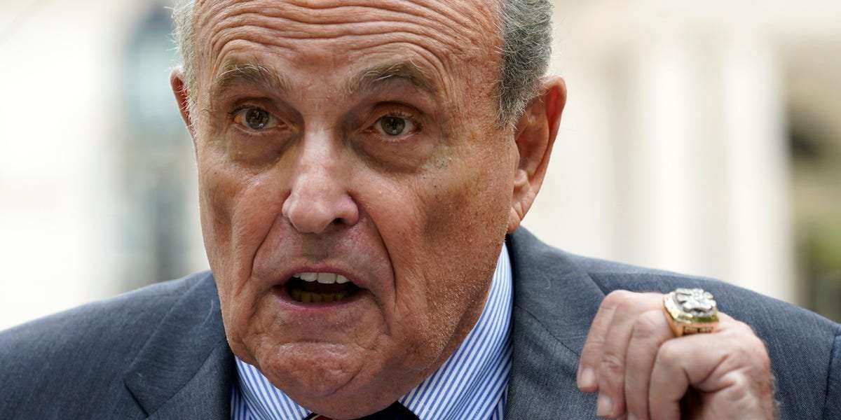 image for Judge suggests Rudy Giuliani travel by train or 'Uber or whatever' after his lawyers said a medical issue prevents him from flying to Atlanta to testify in a Trump election probe