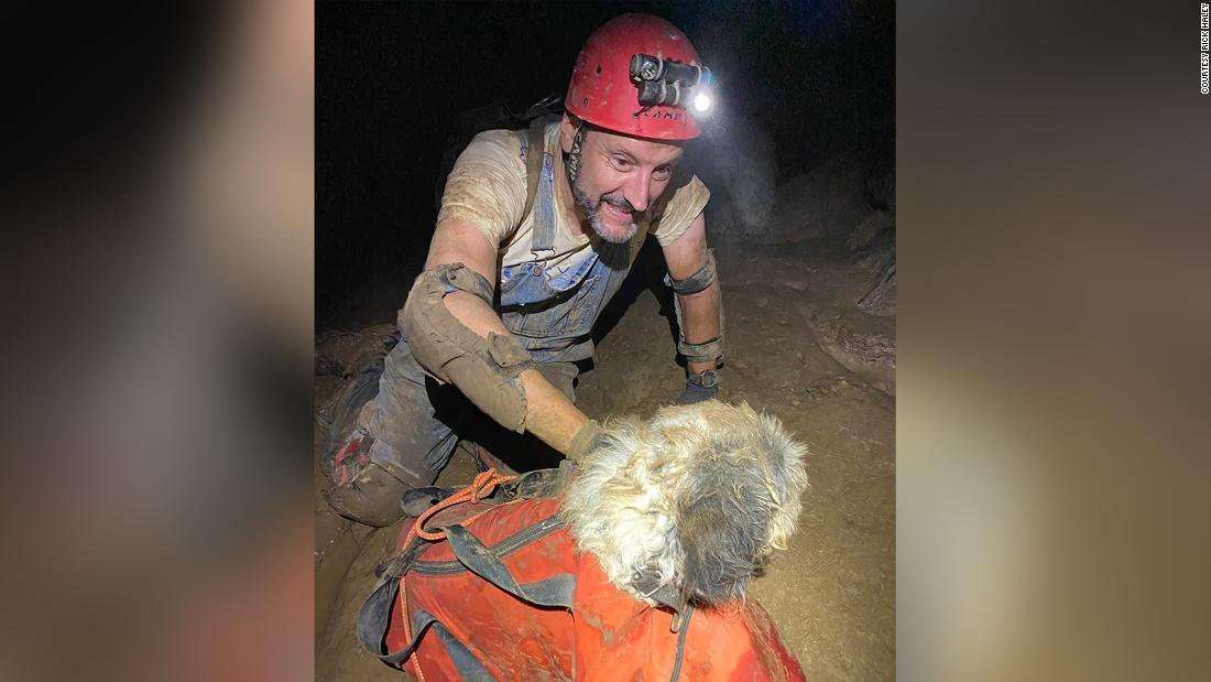 image for A missing dog was finally found -- 500 feet underground in an intricate cave system