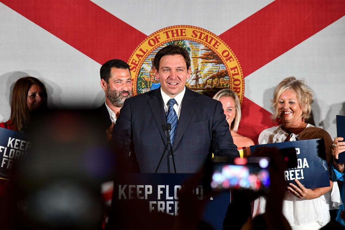 image for DeSantis says ‘woke’ 5 times in 19 seconds in culture war laden primary speech