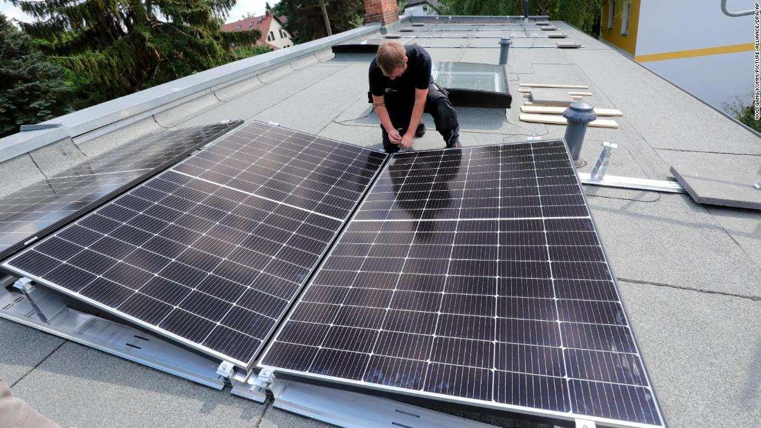 image for Solar power is booming in Germany as Russia turns down the gas