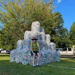 image for [OC] Approximately 665lbs of aluminum cans collected from a music festival