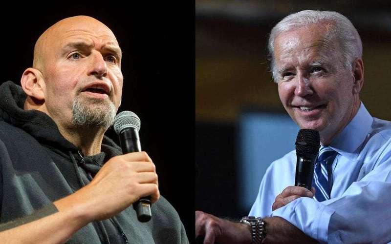 image for John Fetterman's campaign says he'll press Biden to 'finally decriminalize marijuana' when they march together in an upcoming Pittsburgh parade