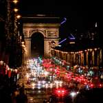 image for ITAP of the Champs-Elysées at night