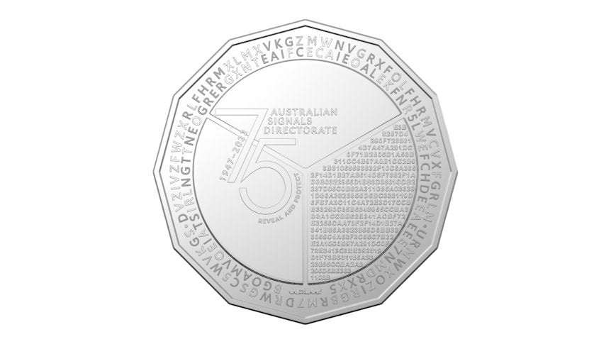image for Australian Signals Directorate 50-cent coin code cracked by Tasmanian 14yo in 'just over an hour'