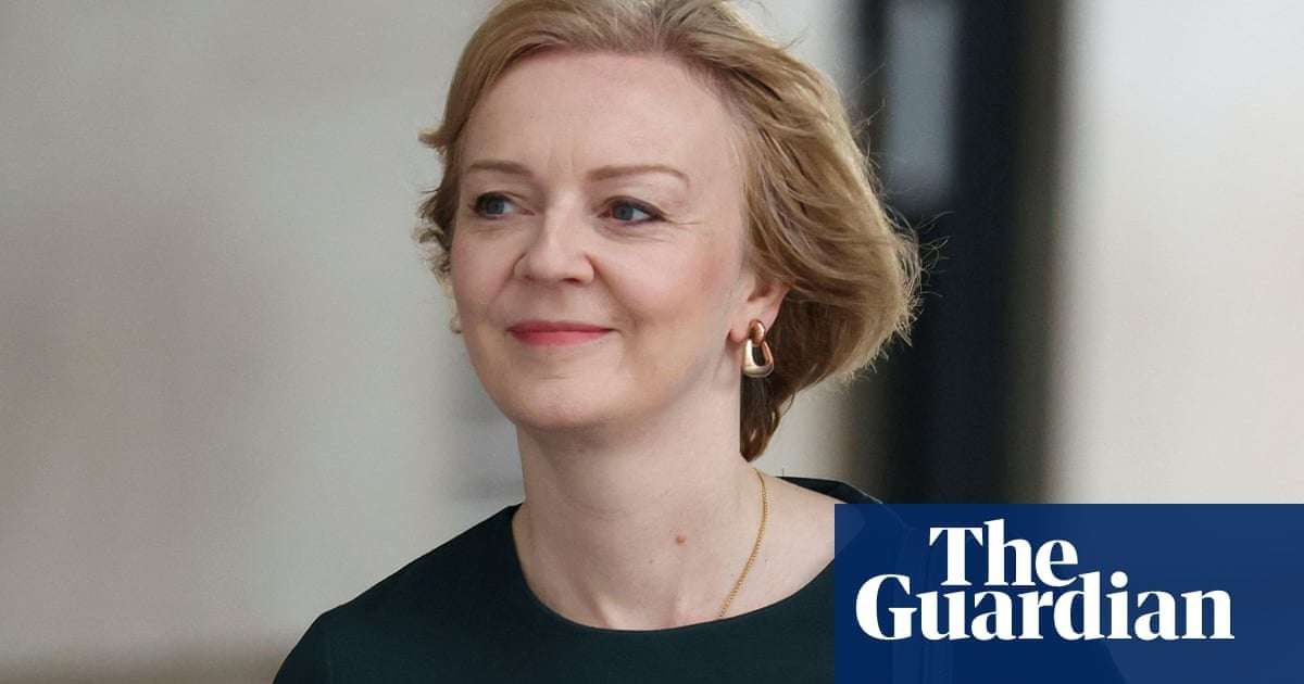 image for Liz Truss says it is fair to prioritise tax cuts that benefit high earners more