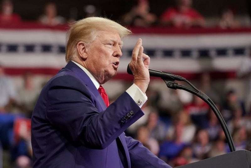 image for Opinion: Trump's incendiary rally proved President Biden was right