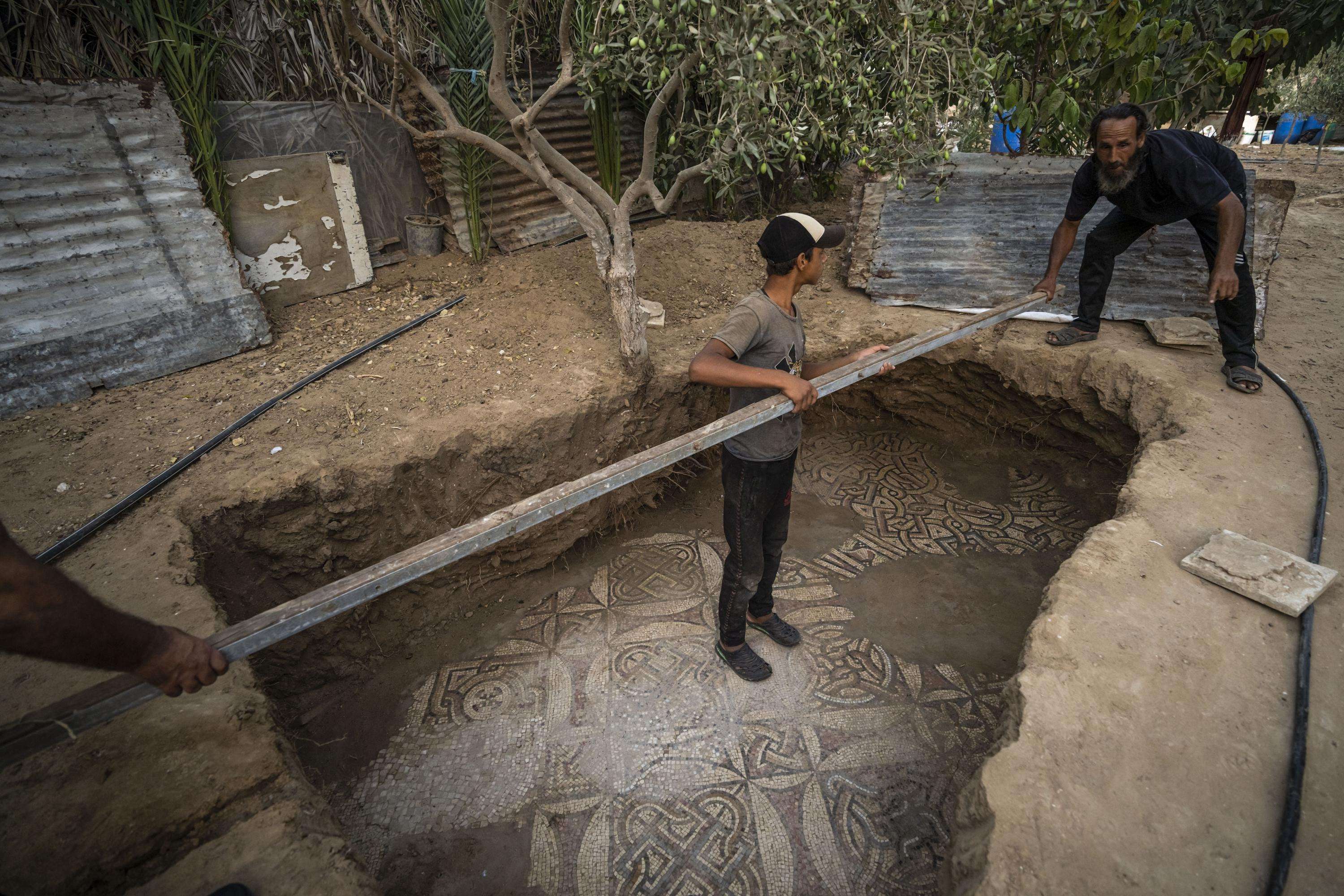 image for Palestinian farmer discovers rare ancient treasure in Gaza