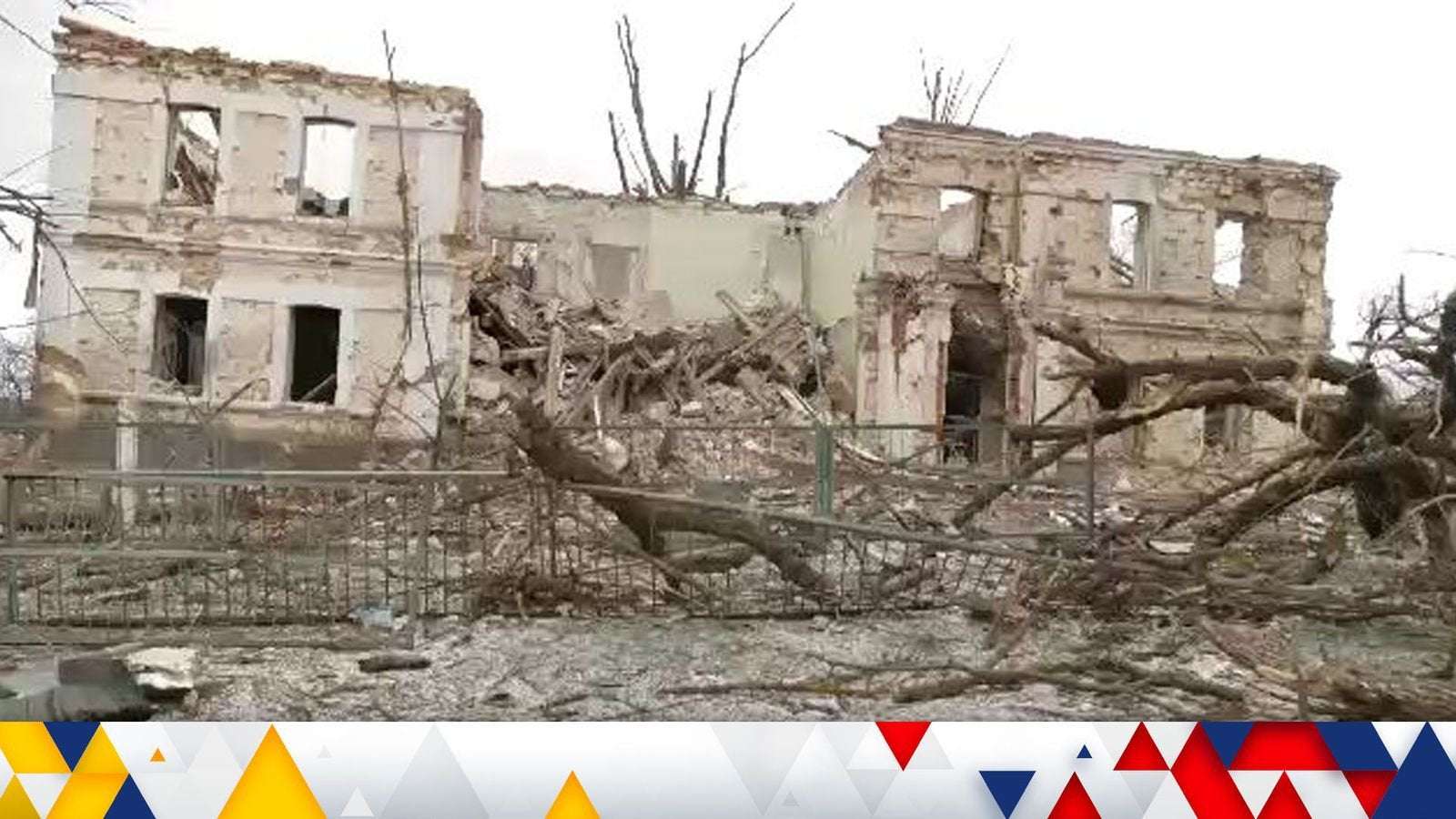 image for 'Mass burial site containing 440 graves' found in Izyum after city liberated by Ukrainian forces