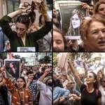 image for This is what bravery looks like. Iranian women protesting for their human rights!