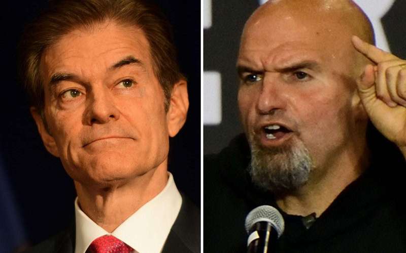 image for John Fetterman Whipping Dr. Oz in Senate Race With Double Digit Lead: Poll
