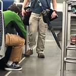 image for Third day in a row I’ve seen this dude wearing a sword on public transit